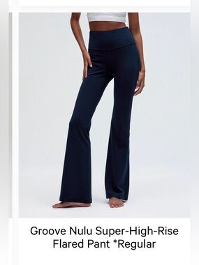 Lululemon Groove Nulu Super High Rise Flared Pant